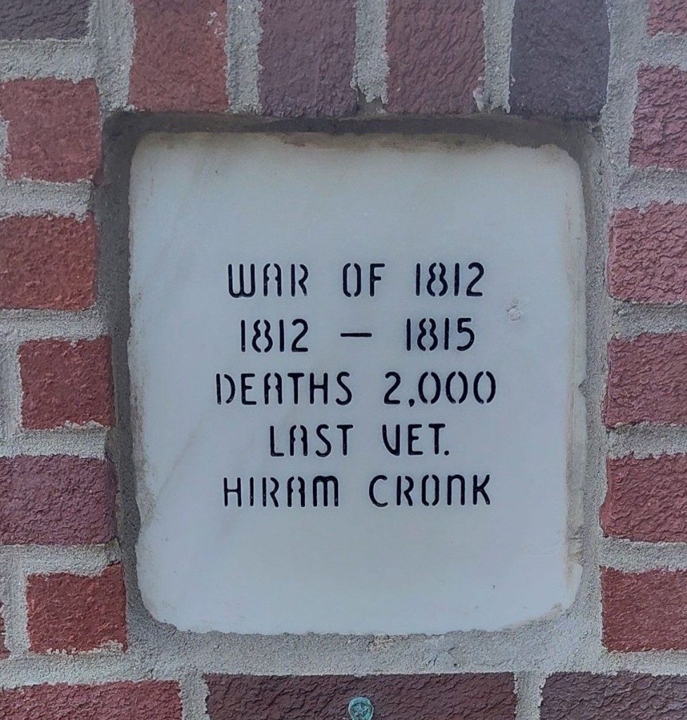 PICKAWAY COUNTY WAR MEMORIAL STONE C