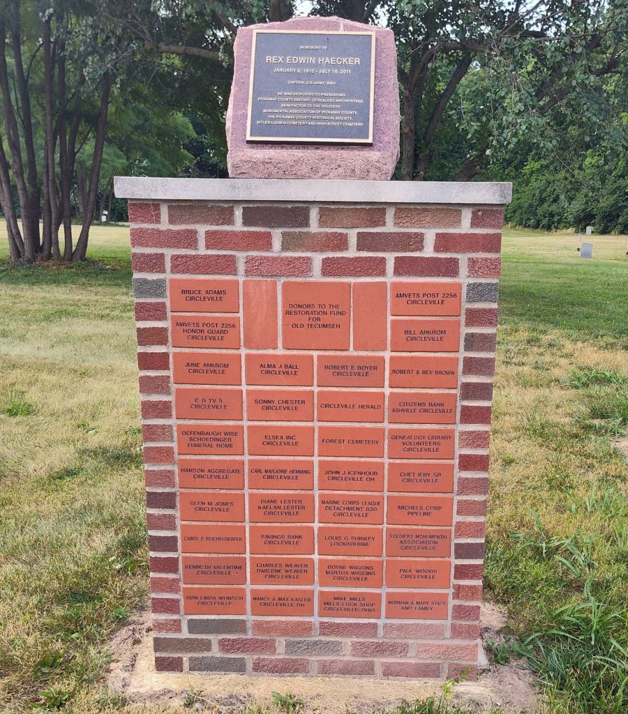 REX EDWIN HAECKER WAR MEMORIAL