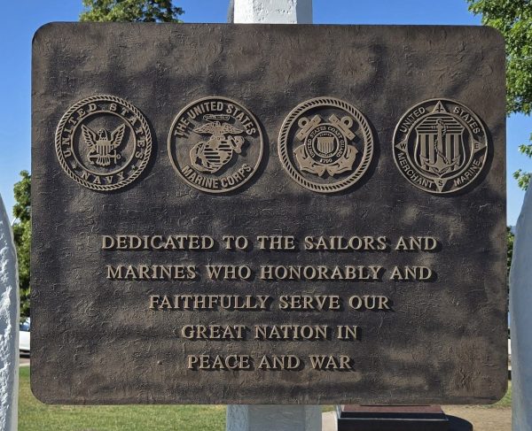SAILORS AND MARINES WHO SERVED FAITHFULLY IN PEACE AND WAR MEMORIAL PLAQUE A