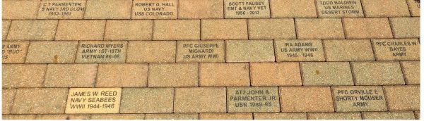 SCIOTO TOWNSHIP VETERANS MEMORIAL BRICKS SECTION D
