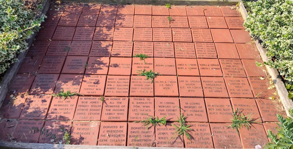 ST. PATRICK PARISH VETERANS MEMORIAL BRICKS