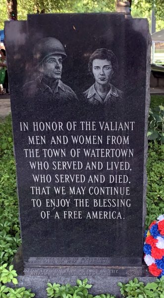 TOWN OF WATERTOWN WAR VETERANS MEMORIAL