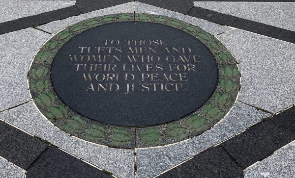 TUFTS WAR VETERANS SIDEWALK MEMORIAL STONE L