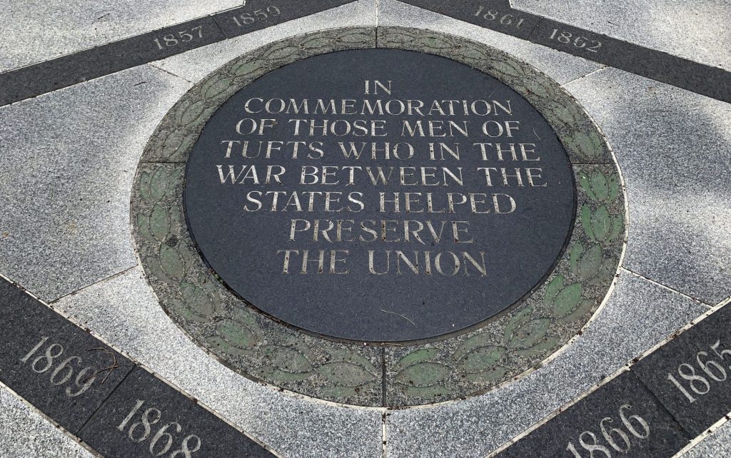 TUFTS WAR VETERANS SIDEWALK MEMORIAL STONE O