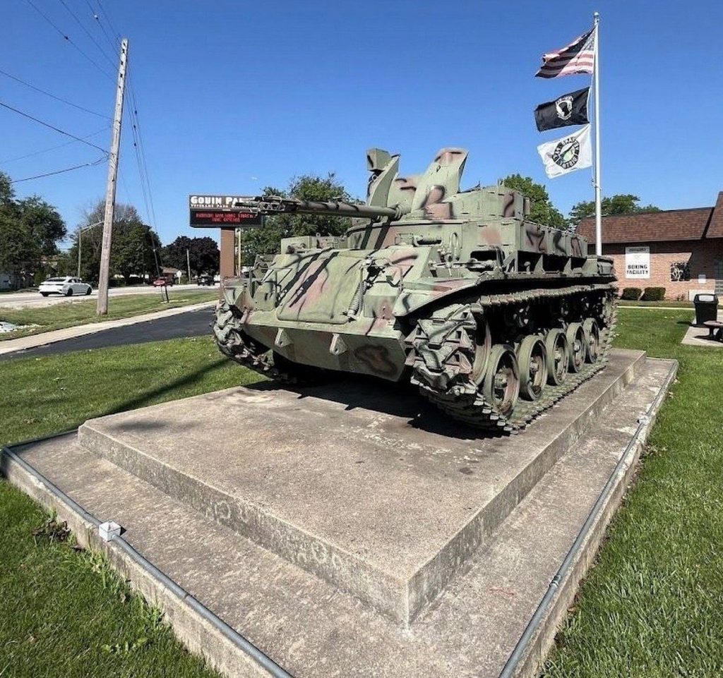 TWO M42A1 DUSTERS JUNE 6, 1994 MEMORIAL