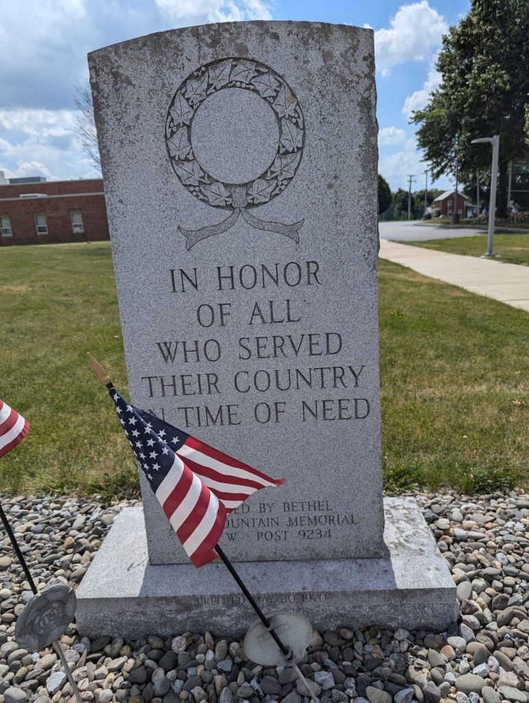 V.F.W. POST 1934 ALL WAR VETERANS MEMORIAL