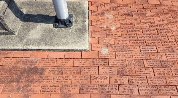 VFW POST 11208 VETERANS MEMORIAL BRICKS SECTION A