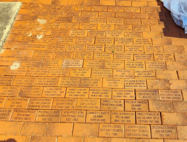 VFW POST 11208 VETERANS MEMORIAL BRICKS SECTION C