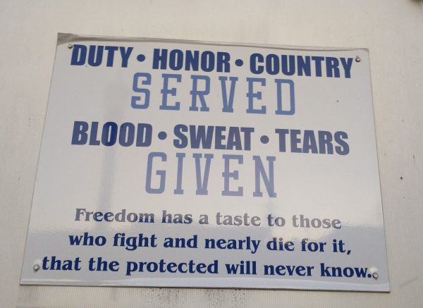 VFW POST 4721 VETERANS MEMORIAL PLAQUE