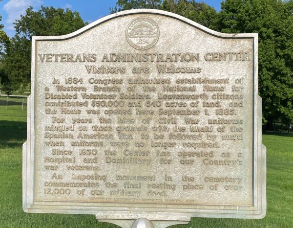 VETERANS ADMINISTRATION CENTER MEMORIAL MARKER