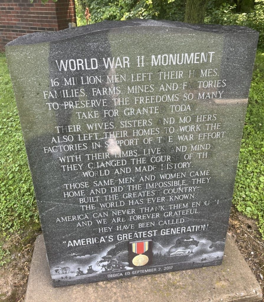 WORLD WAR II MONUMENT