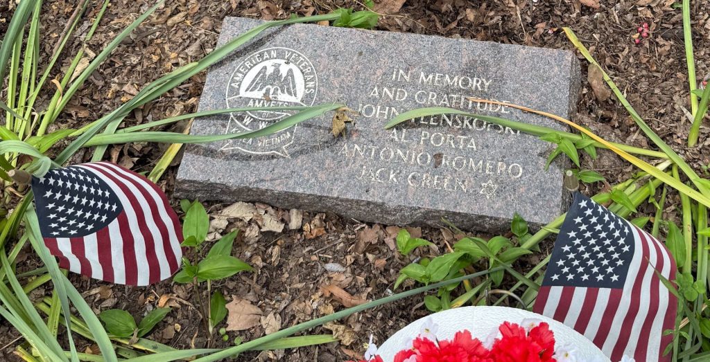AMVETS VETERANS MEMORIAL TABLET