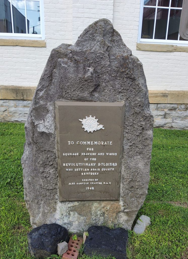 ADAIR COUNTY REVOLUTIONARY SOLDIERS MEMORIAL II