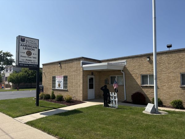 AMERICAN LEGION POST 990 FLAG POLE MEMORIAL