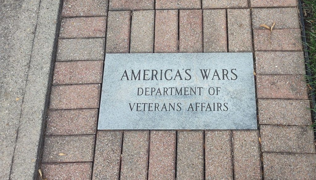 AMERICAS WARS DEPARTMENT OF VETERANS AFFAIRS MEMORIAL STONE