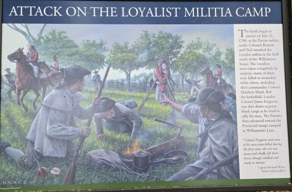 ATTACK ON THE LOYALIST MILITIA CAMP WAR MEMORIAL PANEL