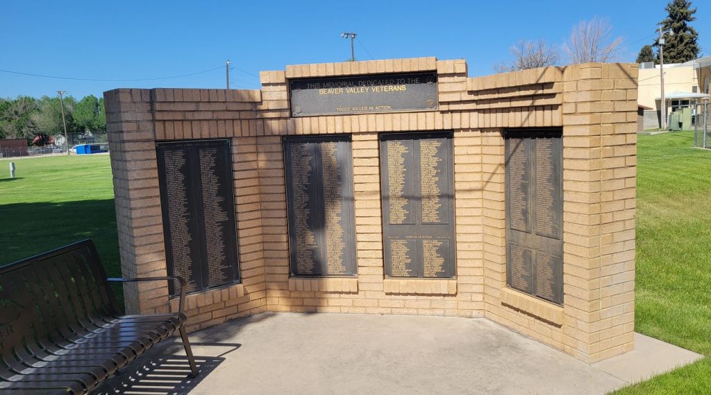 BEAVER VALLEY VETERANS WAR MEMORIAL