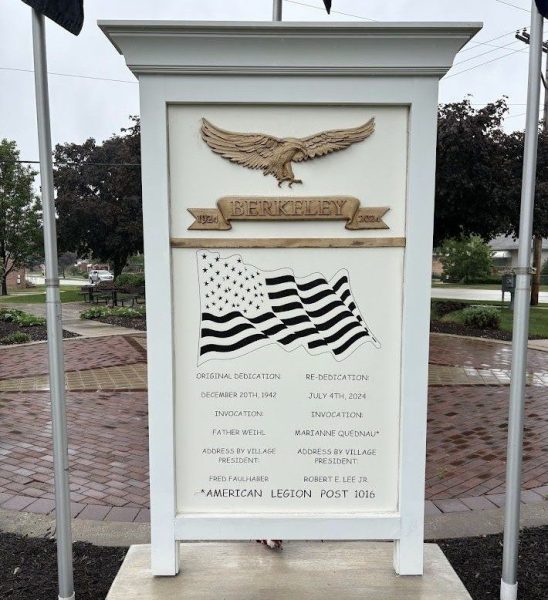 BERKELEY ROLL OF HONOR WAR MEMORIAL BACK