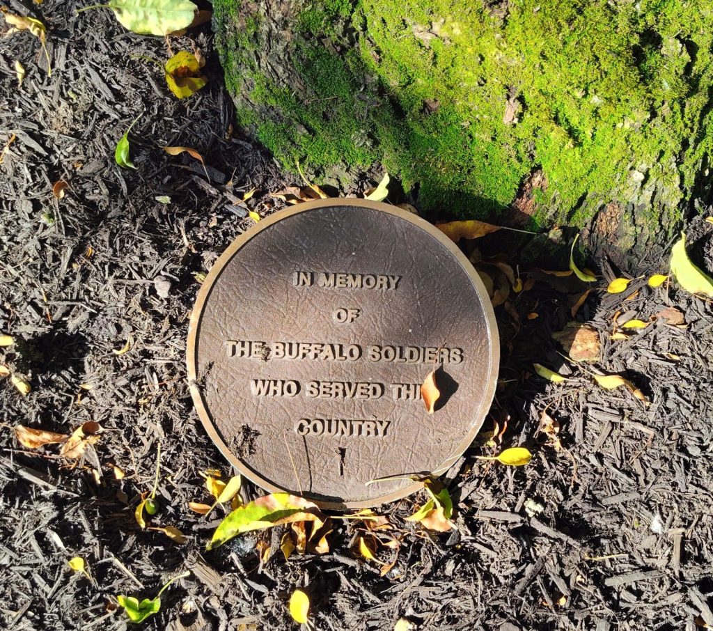 BUFFALO SOLDIERS MEMORIAL TREE PLAQUE