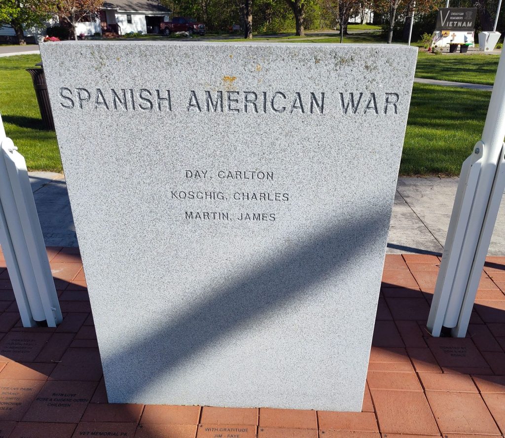 CHEBOYGAN COUNTY VETERANS MEMORIAL PARK STONE C