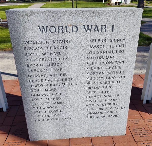 CHEBOYGAN COUNTY VETERANS MEMORIAL PARK STONE D