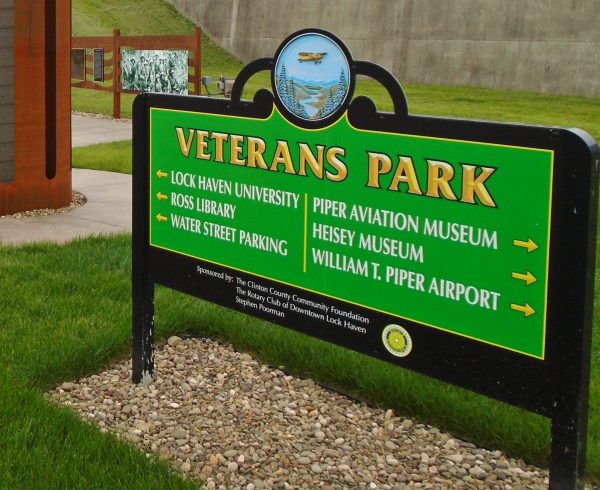 CLINTON COUNTY VETERANS PARK MEMORIAL MARKER