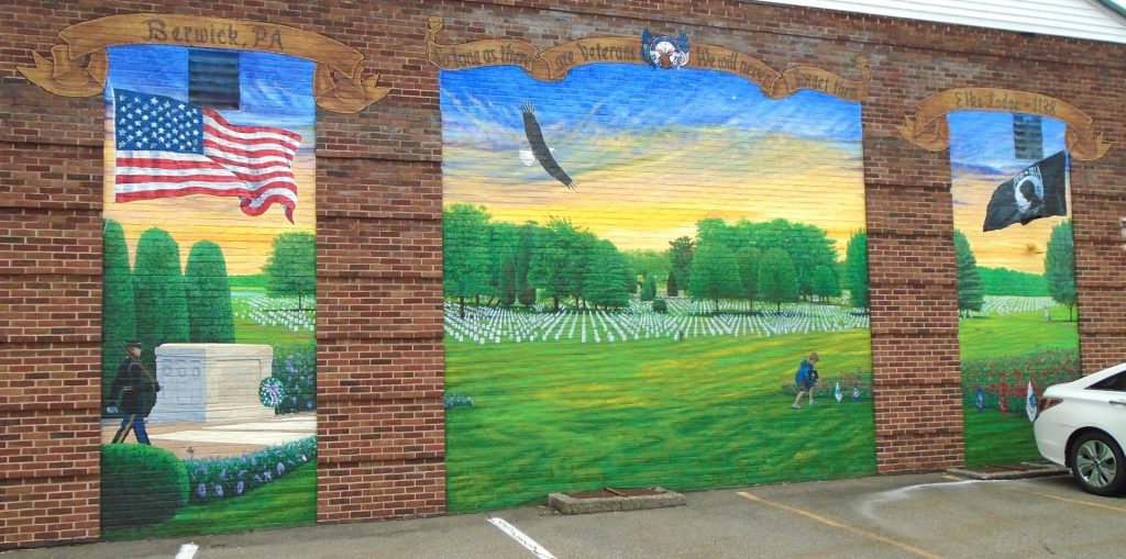 ELKS LODGE #1138 VETERANS MEMORIAL MURAL