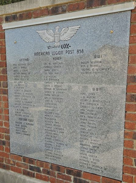 EXPORT AND COMMUNITY HONOR ROLL AND AMERICAN LEGION POST 858 WAR MEMORIAL PLAQUE C