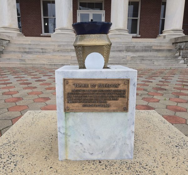 “FLAME OF FREEDOM” AMERICAN LEGION 50TH ANNIVERSARY MEMORIAL