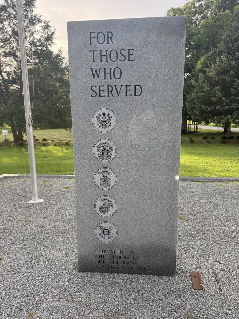 FOR THOSE WHO SERVED WAR MEMORIAL