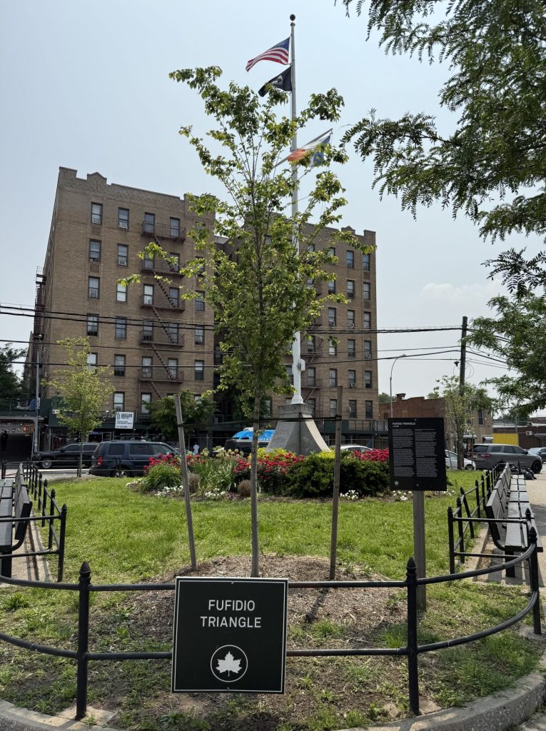 FUFIDIO TRIANGLE WAR MEMORIAL FLAGPOLE