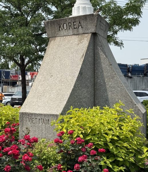 FUFIDIO TRIANGLE WAR MEMORIAL FLAGPOLE SIDE B