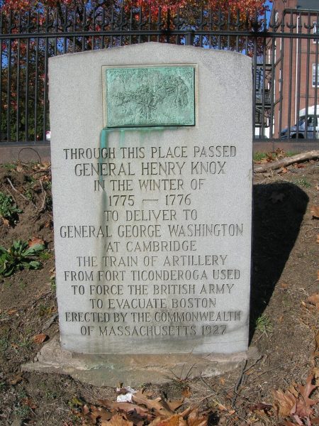 GENERAL HENRY KNOX WAR MEMORIAL SPRINGFIELD