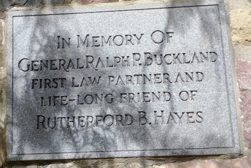 GENERAL RALPH P. BUCKLAND WAR MEMORIAL PLAQUE
