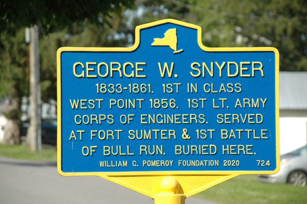 GEORGE W. SNYDER WAR MEMORIAL MARKER