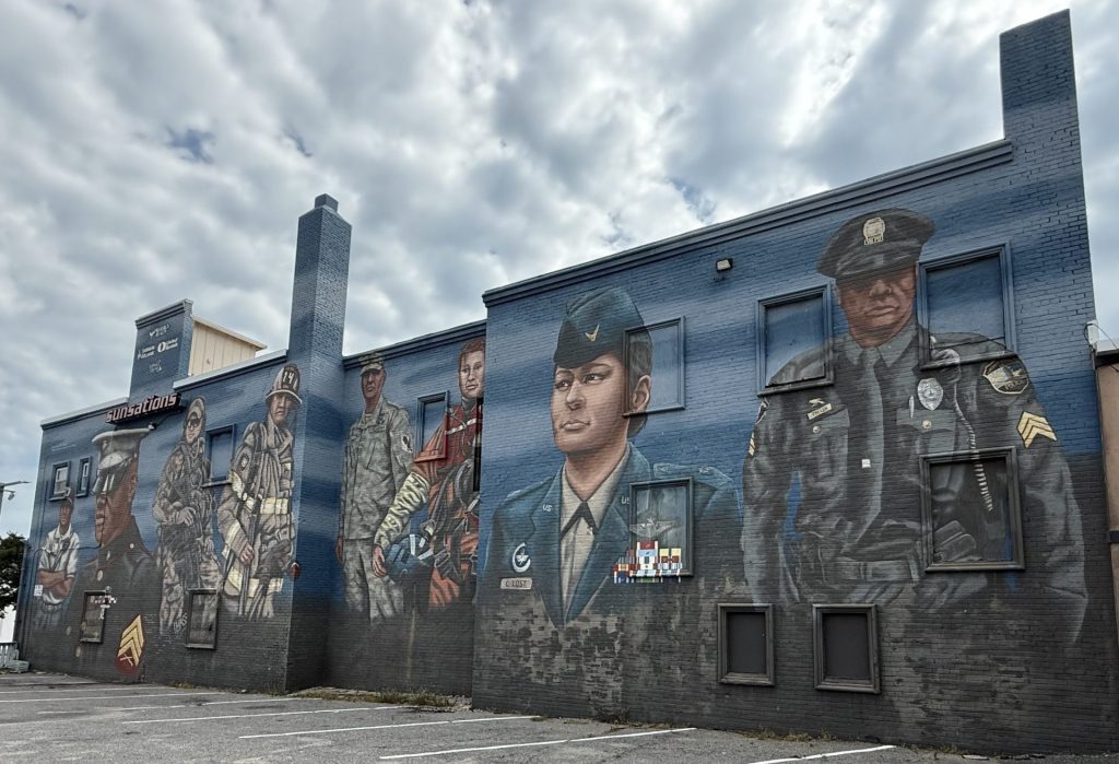 GREAT AMERICA I, “OUR FALLEN HEROES” MEMORIAL MURAL BUILDING A