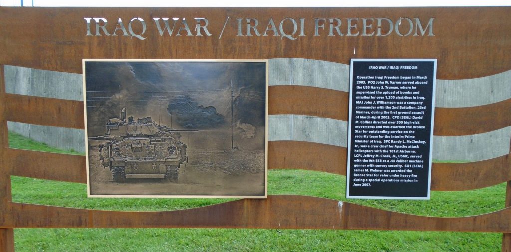 IRAQ WAR/IRAQI FREEDOM WAR MEMORIAL MURAL