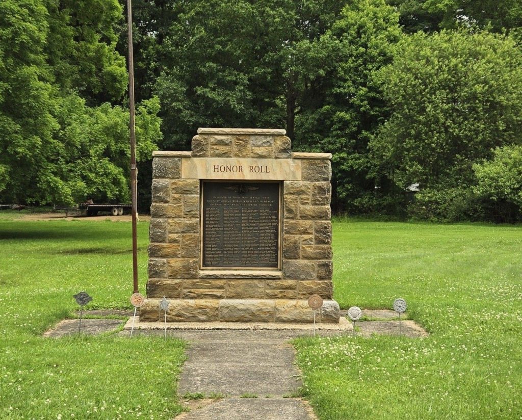 JACKSON CENTER HONOR ROLL WAR MEMORIAL