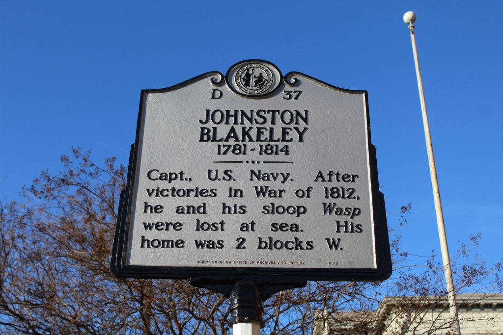 JOHNSTON BLAKELEY WAR MEMORIAL MARKER