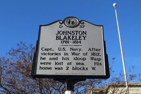 JOHNSTON BLAKELEY WAR MEMORIAL MARKER