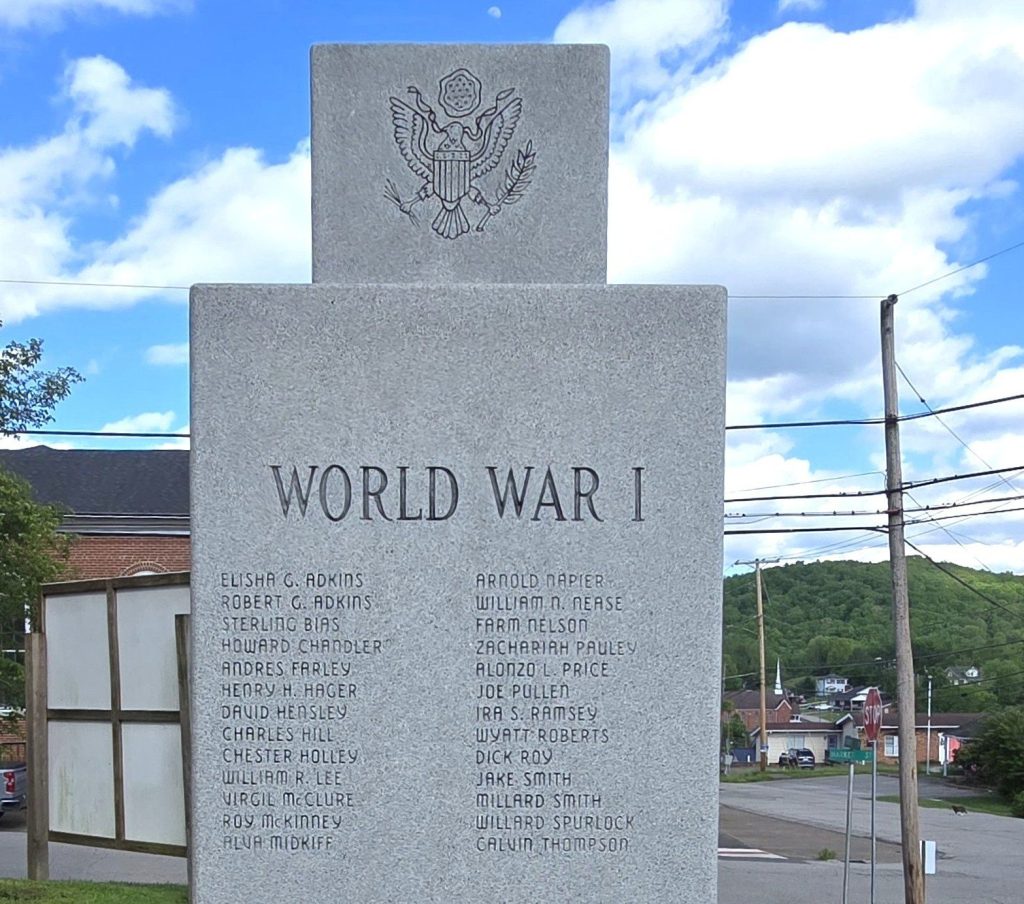 LINCOLN COUNTY WAR VETERANS MEMORIAL SIDE A