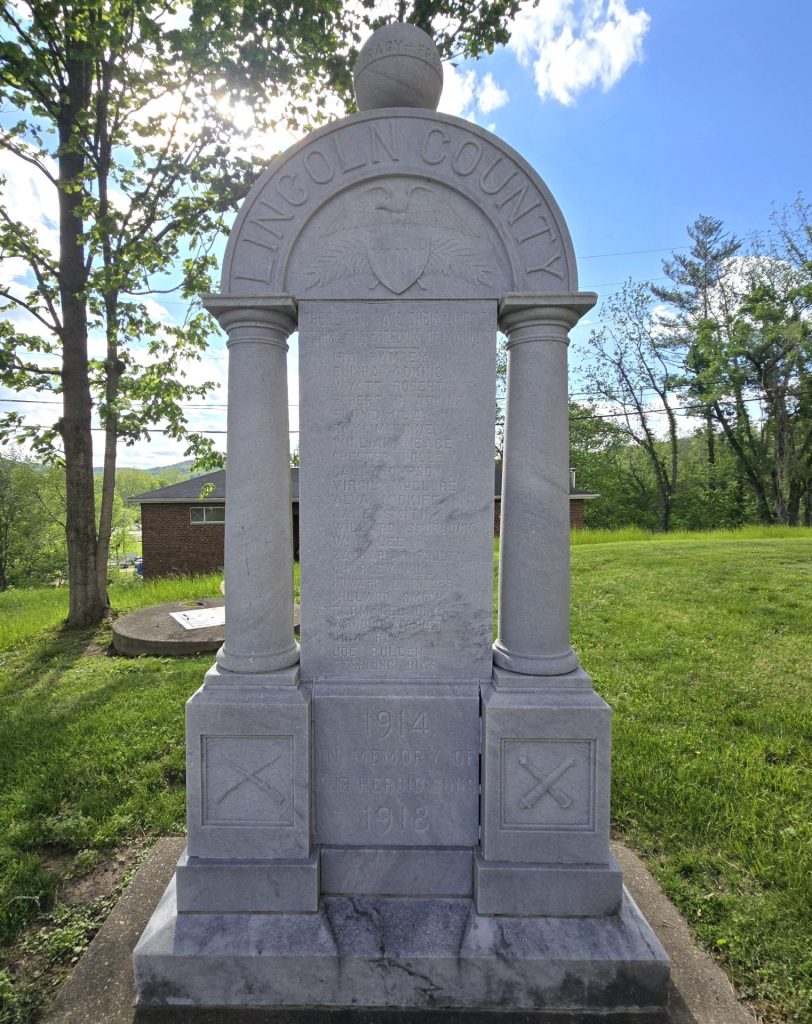 LINCOLN COUNTY WORLD WAR I MEMORIAL