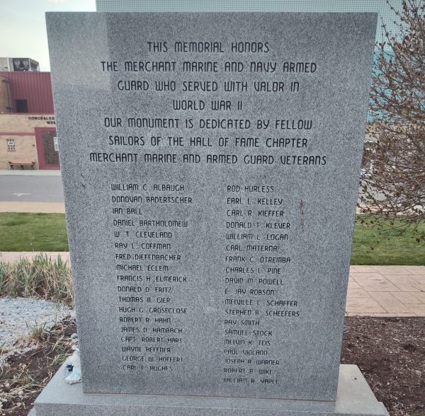 MASSILLON MERCHANT MARINE AND NAVY ARMED GUARD WAR MEMORIAL BACK