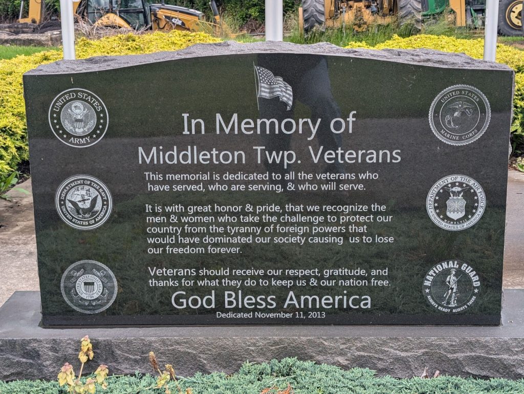 MIDDLETON TWP. VETERANS MEMORIAL
