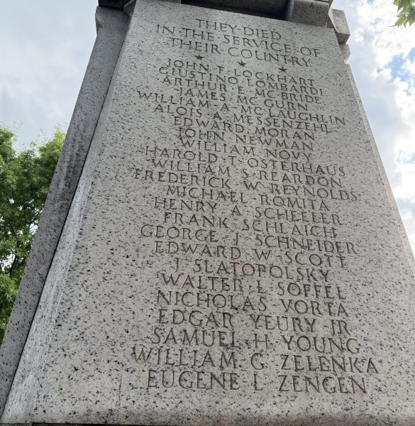 OLD TOWN OF WESTCHESTER WORLD WAR MEMORIAL SIDE C