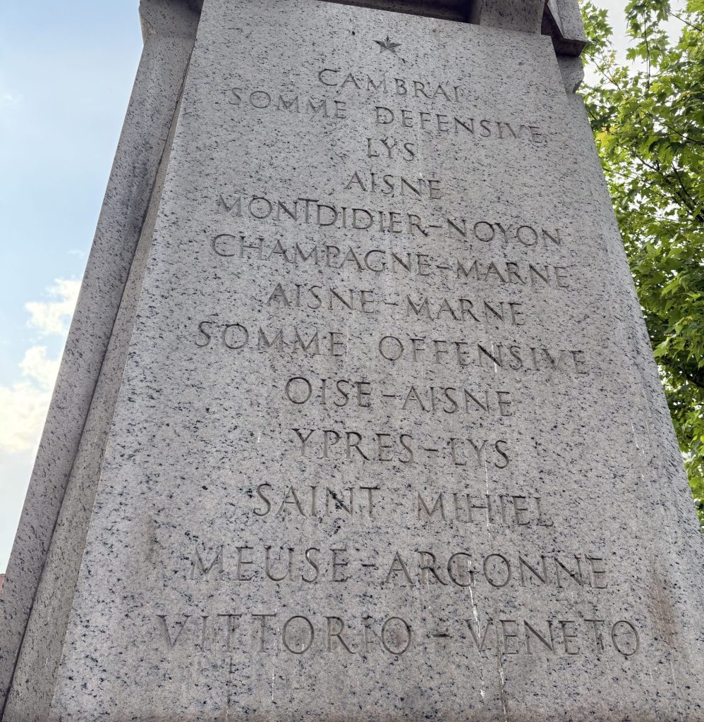 OLD TOWN OF WESTCHESTER WORLD WAR MEMORIAL SIDE D