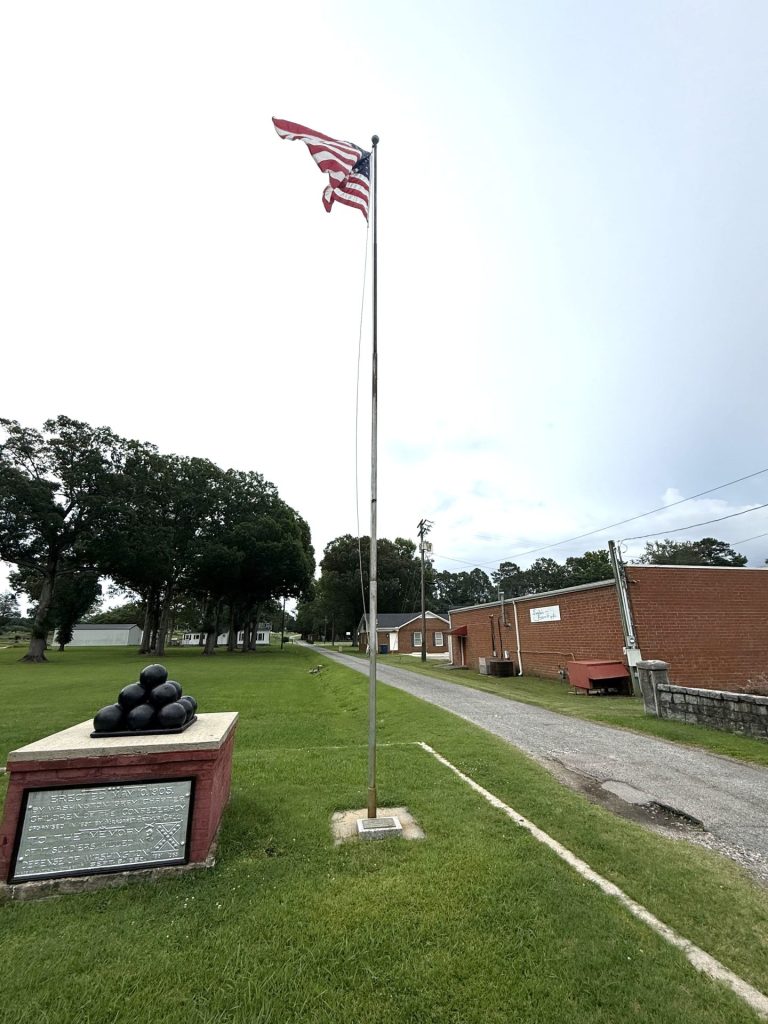 OUR HEROES WHO DIED IN SERVICE WAR MEMORIAL FLAGPOLE