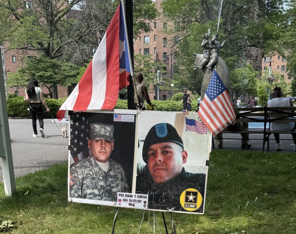 PV2 ISAAC T CORTES WAR MEMORIAL PHOTO