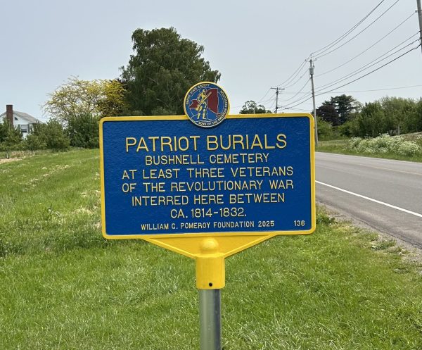 PATRIOT BURIALS BUSHNELL CEMETERY REVOLUTIONARY WAR MEMORIAL MARKER