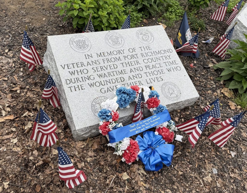 PORT RICHMOND ALL VETERANS MEMORIAL TABLET